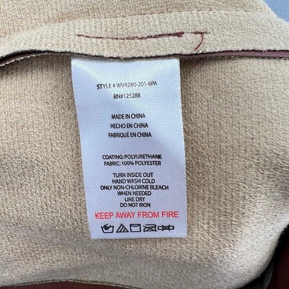 Jason Wu Vegan Leather Brown Straight Leg Pants w/ Front Slits Women's XS Brown - Picture 7 of 9